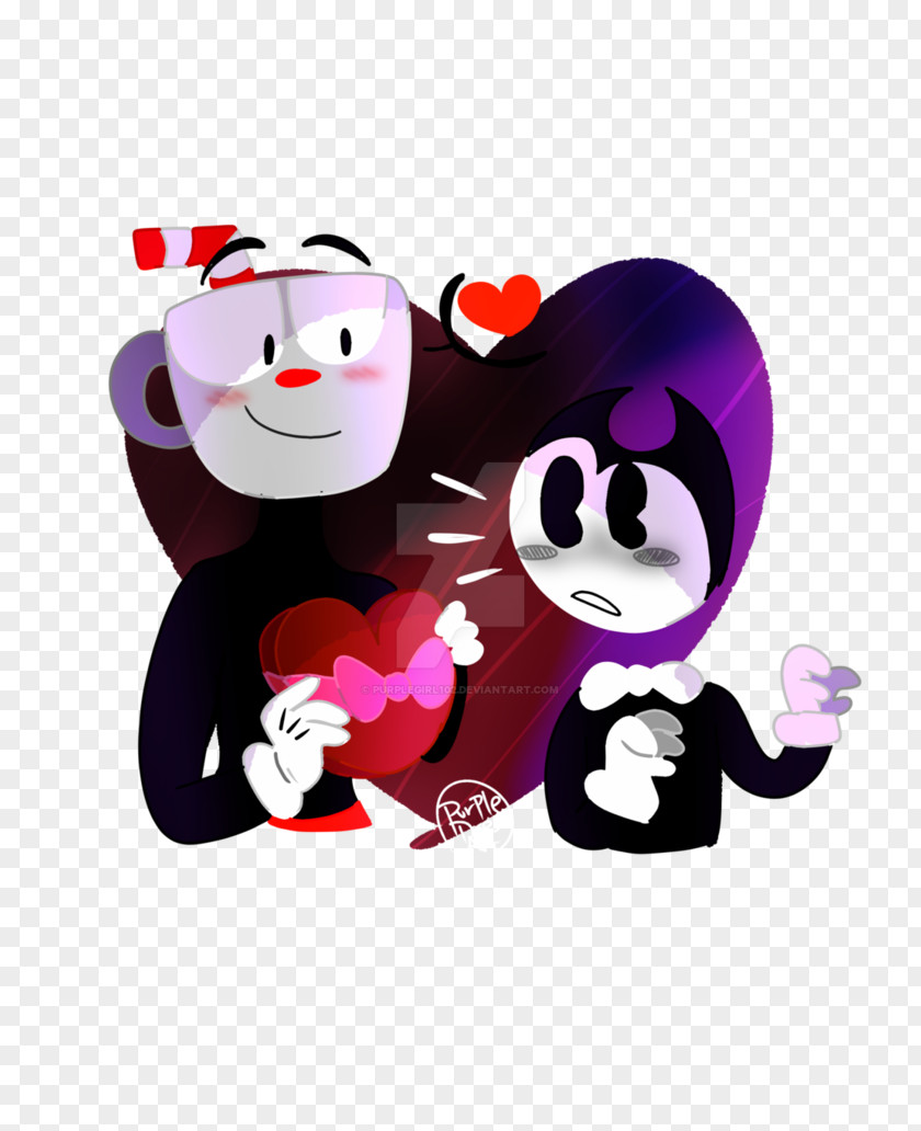 Cuphead Fanart Bendy And The Ink Machine Drawing Hello Neighbor PNG