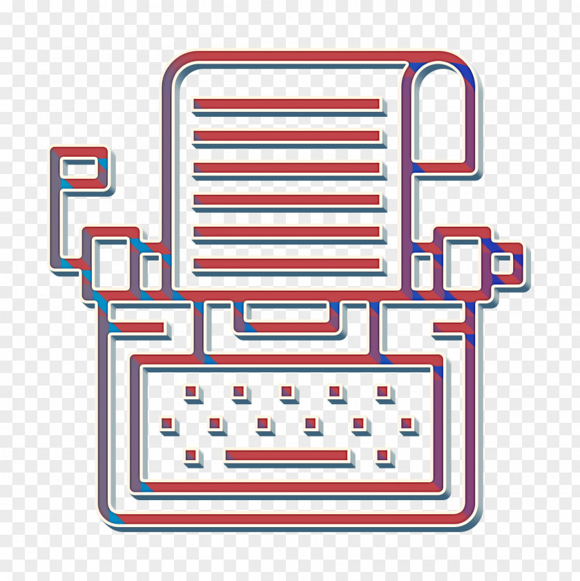 Newspaper Icon Edit Tools Typewriter PNG