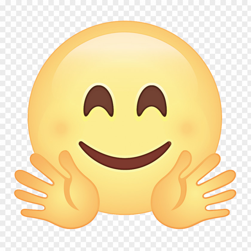 Thumb Gesture Happy Face Emoji PNG