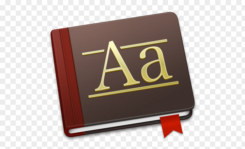 Book And Apple Font PNG