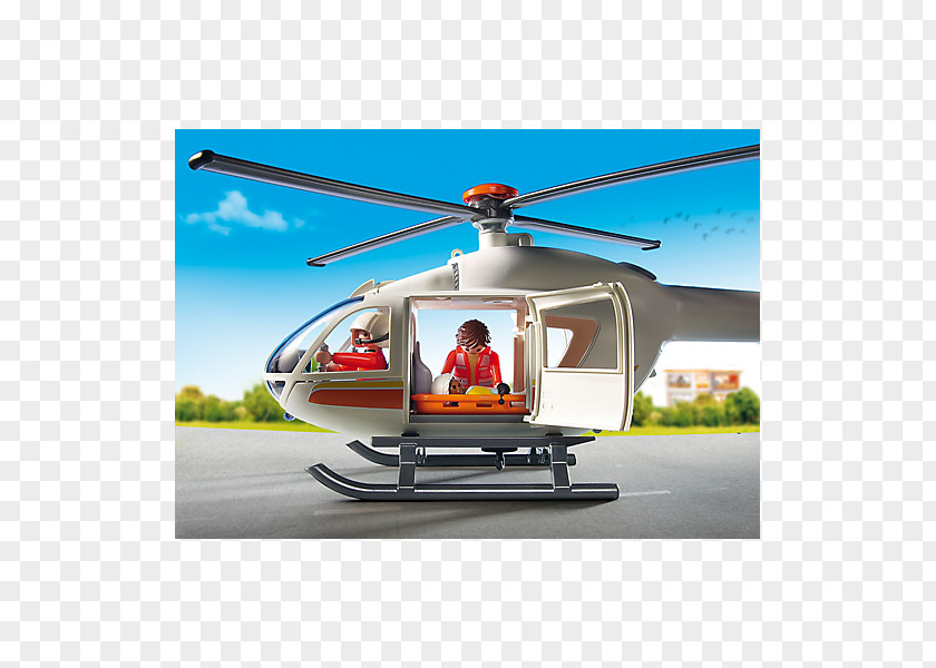 Helicopter Toy Playmobil Air Medical Services Lego City PNG