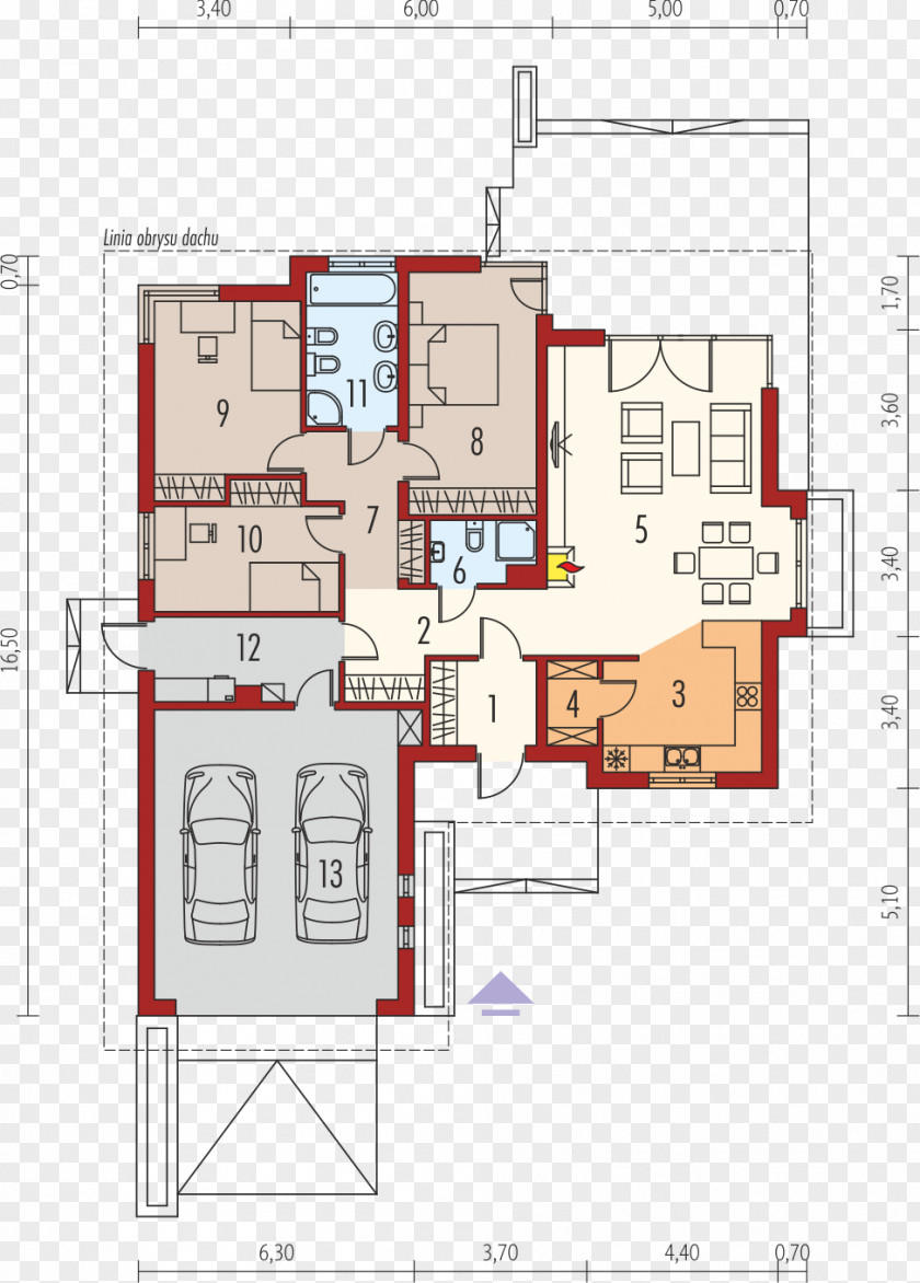 House Zimmerman Plan Usonia Floor PNG