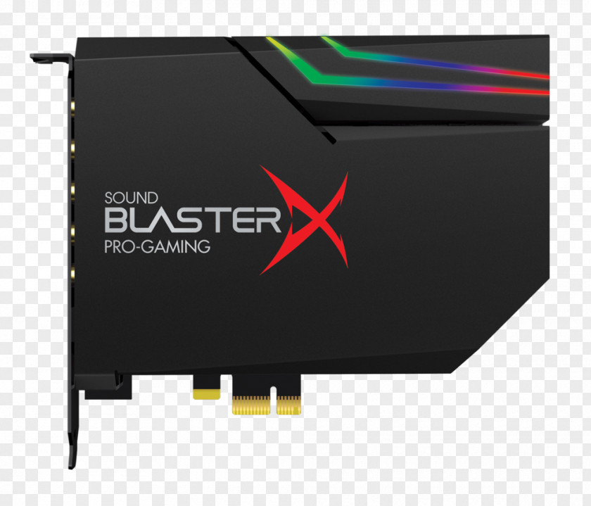 Sound Blaster X-Fi Cards & Audio Adapters Creative Technology BlasterX AE-5 PCI Express Labs PNG