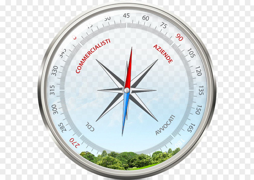 Compass Clock PNG