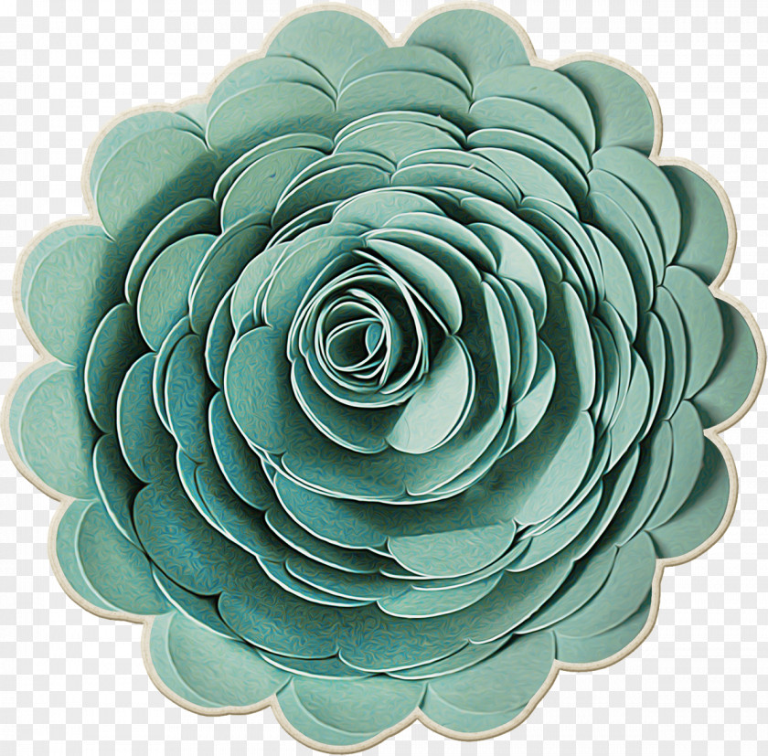Green Origami Flowers Paper Flower PNG