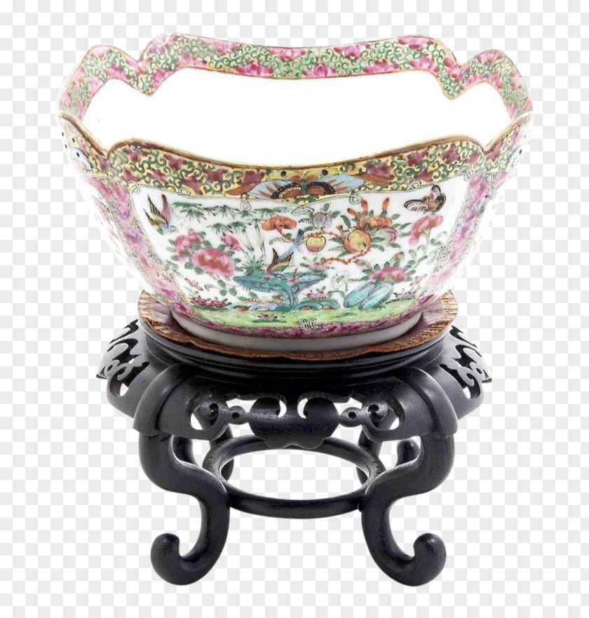 Mirabelle Antiques Bowl On Stand Porcelain Tableware Vase PNG