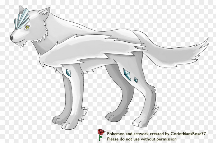 Pokemon Go Black & White Arctic Wolf Czechoslovakian Wolfdog Pokémon GO PNG