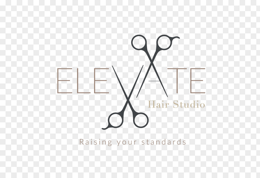 Elevator Love Elevate Hair Studio Beauty Parlour Scissors Logo Barber PNG