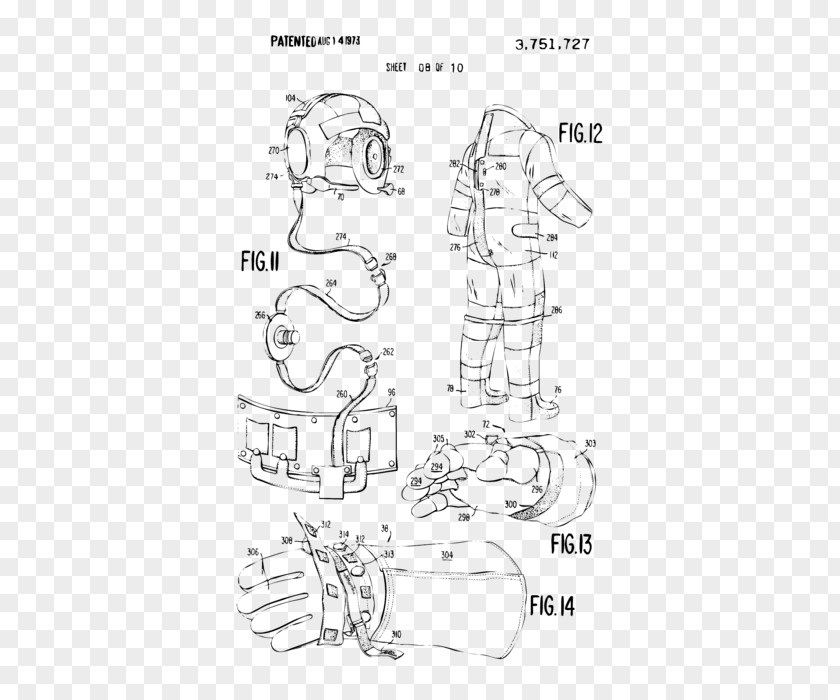 Finger Line Art Sketch PNG