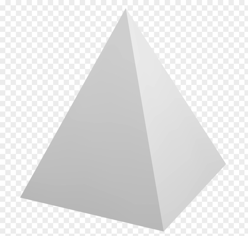Hand-painted Pyramid Triangle Clip Art PNG
