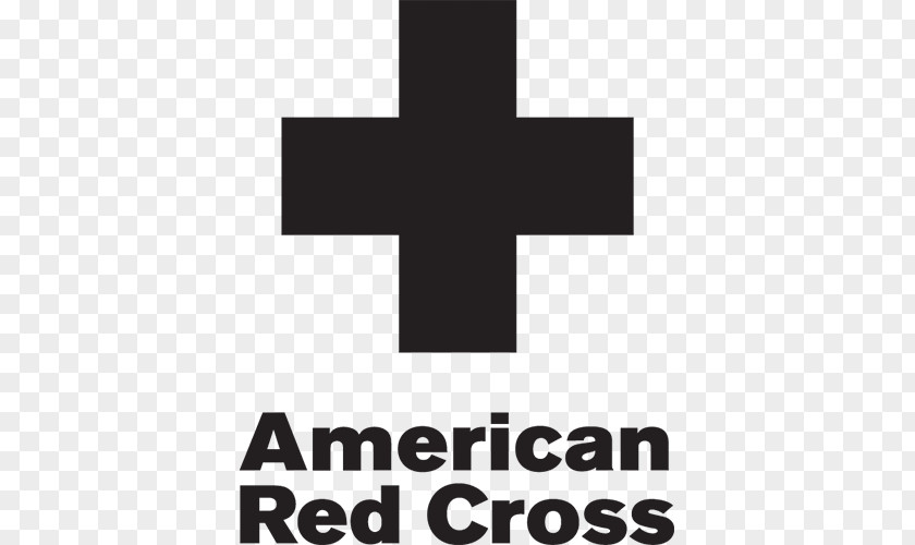 American Red Cross Logo Black White Brand PNG