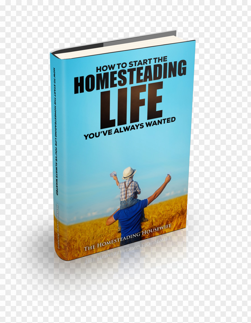 Book Cover Homesteading Download PNG