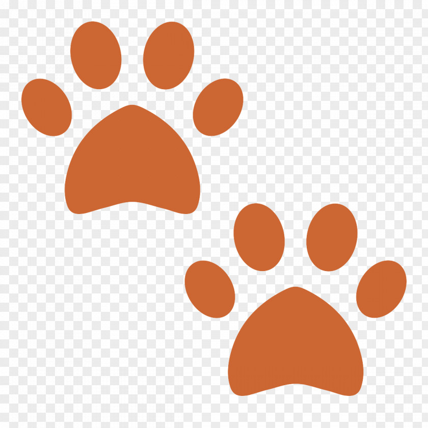 Logo Footprint Heart Emoji Background PNG