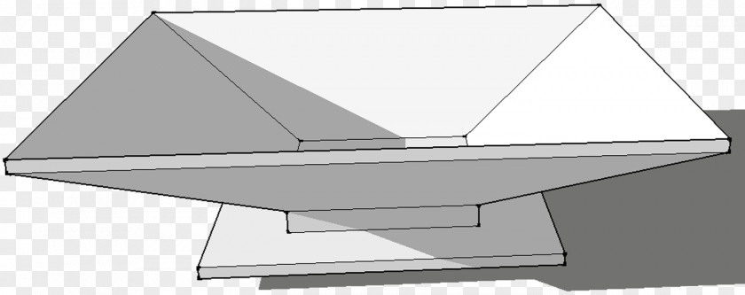 Triangle Roof Design Diagram PNG