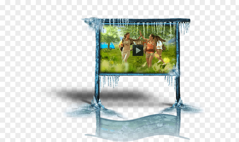 Water Display Advertising Picture Frames PNG