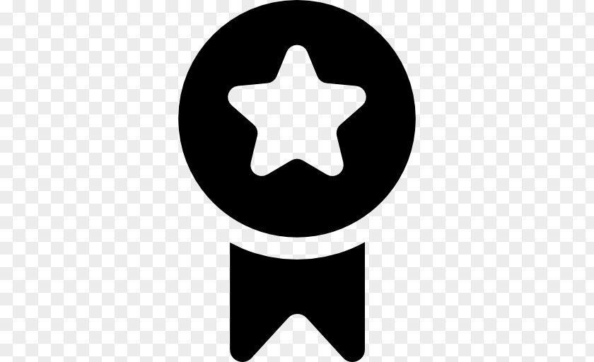 Black And White Star Logo PNG