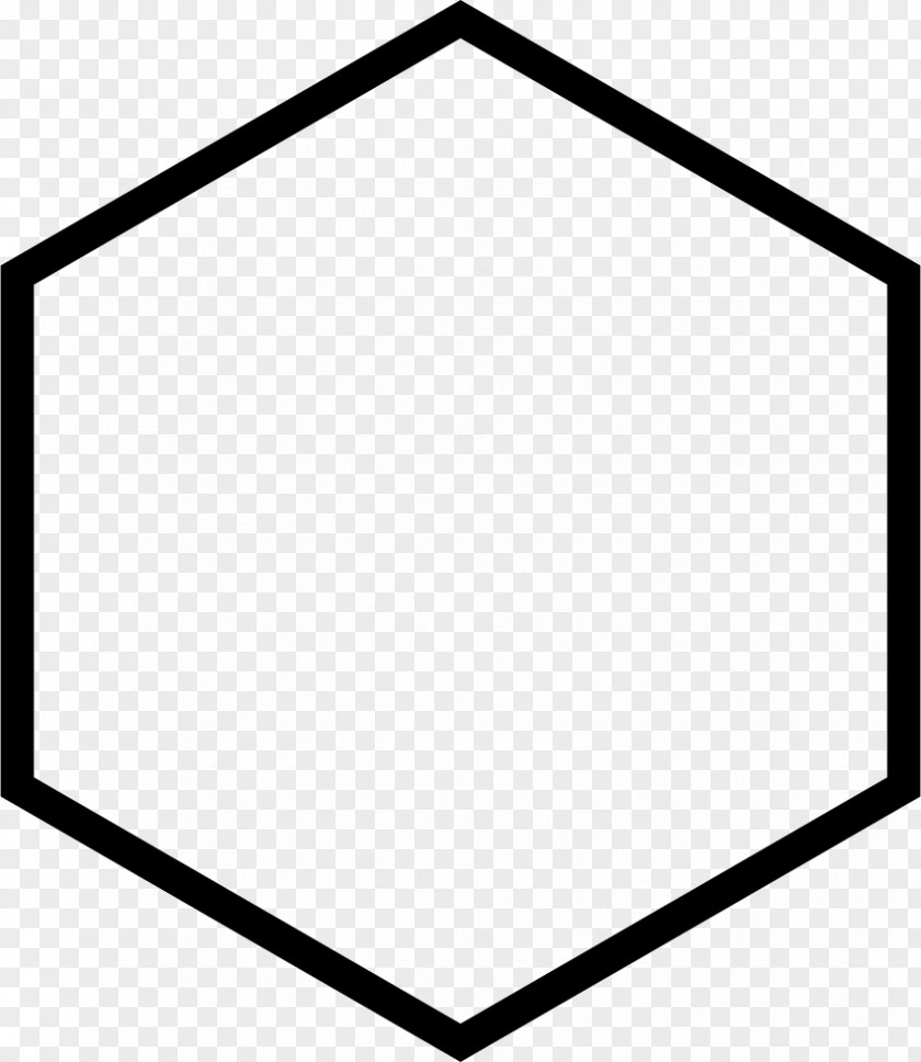 Hexagon Blue Cyclohexane Conformation Structural Formula Isomer Molecule PNG