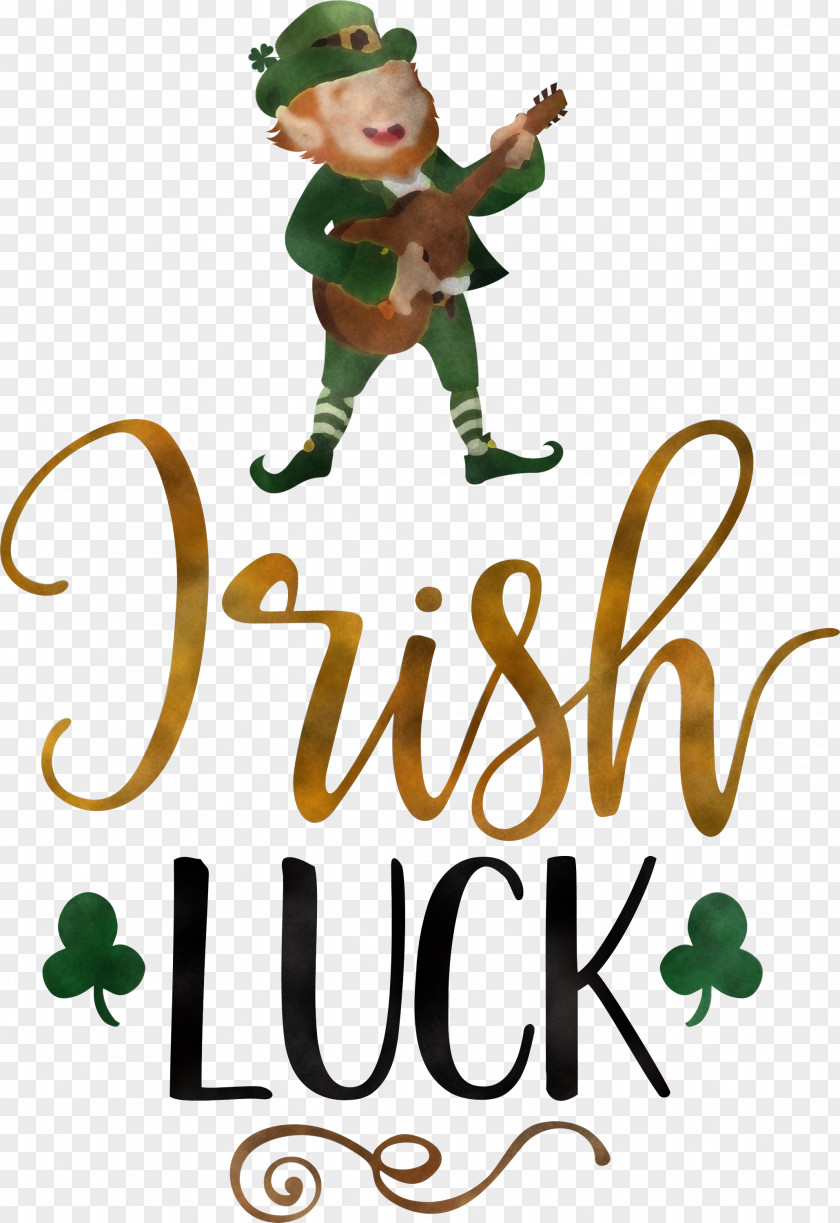 Irish Luck Saint Patrick Patricks Day PNG