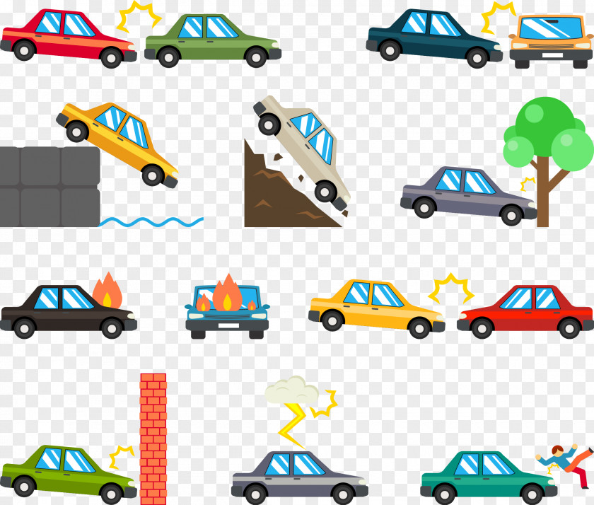 Car Accident Traffic Collision Royalty-free Icon PNG
