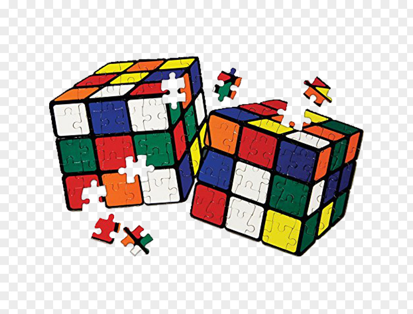 Cube Jigsaw Puzzles Rubik's Pocket PNG
