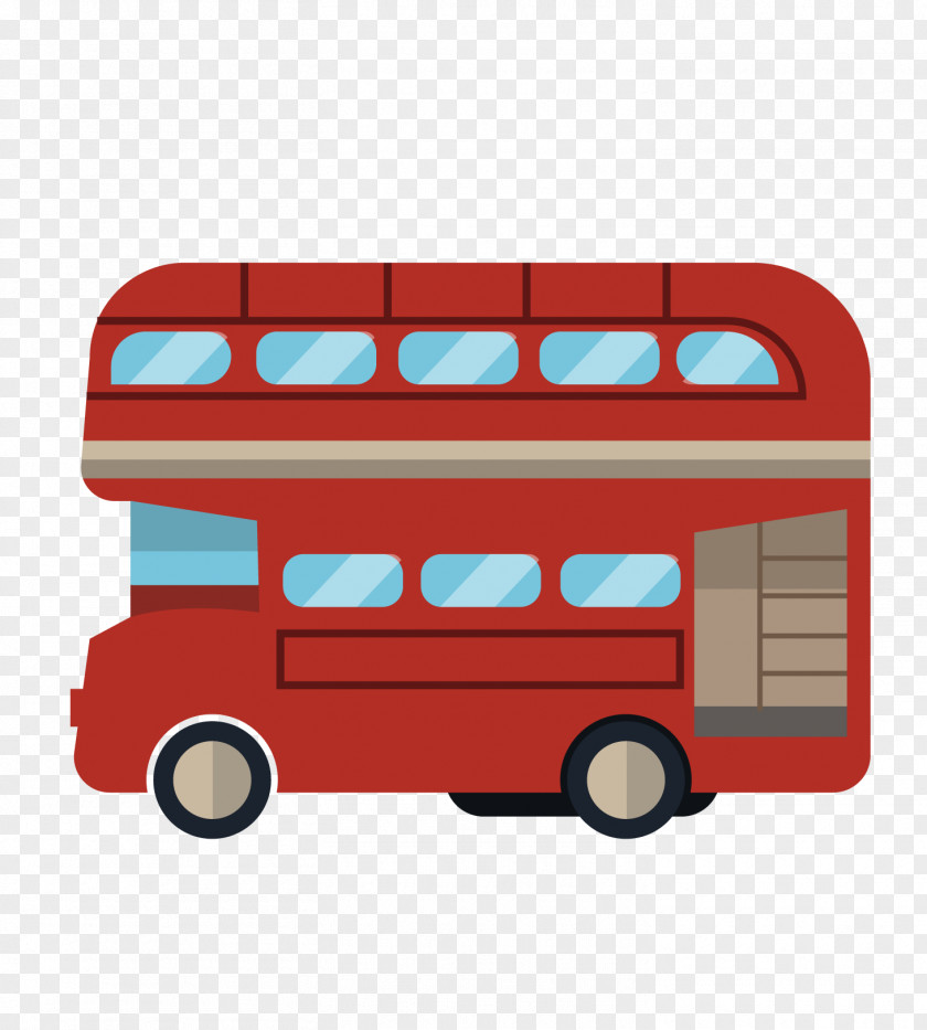 Double Bus Big Ben Icon PNG