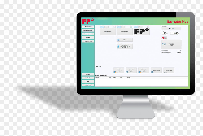 Imac Monitor Computer Monitors Software Screenshot Francotyp Postalia PNG