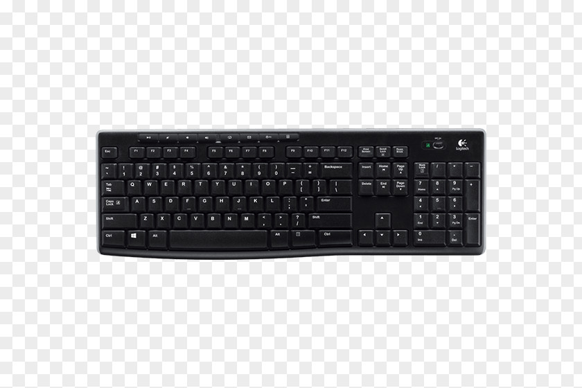 Laptop Computer Keyboard Mouse Logitech K270 Unifying Receiver PNG
