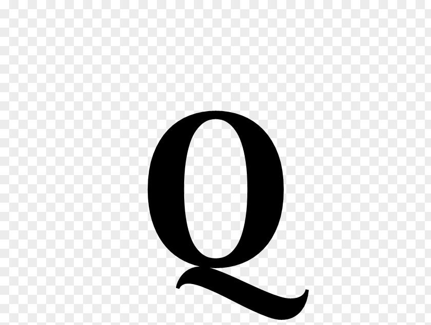 Q Letter Alphabet Font PNG