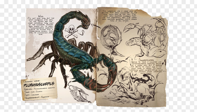 Scorpion ARK: Survival Evolved Stegosaurus Giganotosaurus Yutyrannus PNG