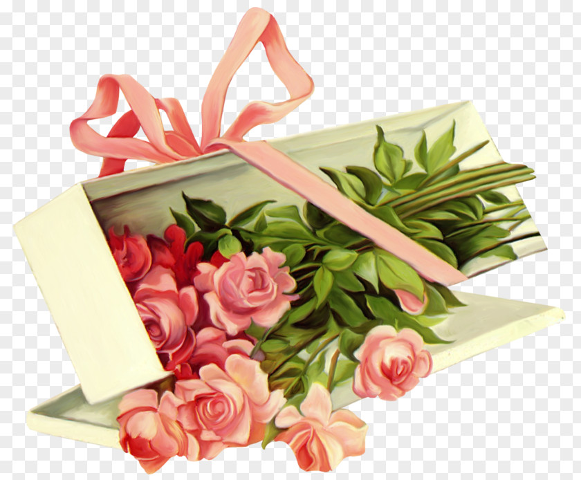 Vintage Rose Box Clipart Picture Clip Art PNG