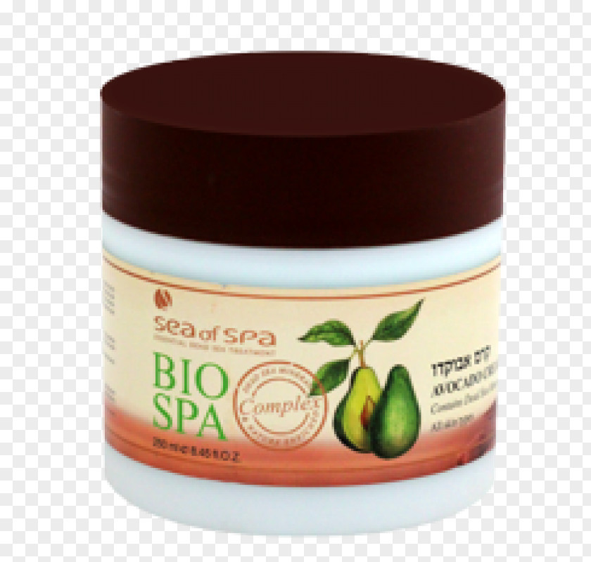 Avocado Cream Lotion Cosmetics Dead Sea Products PNG