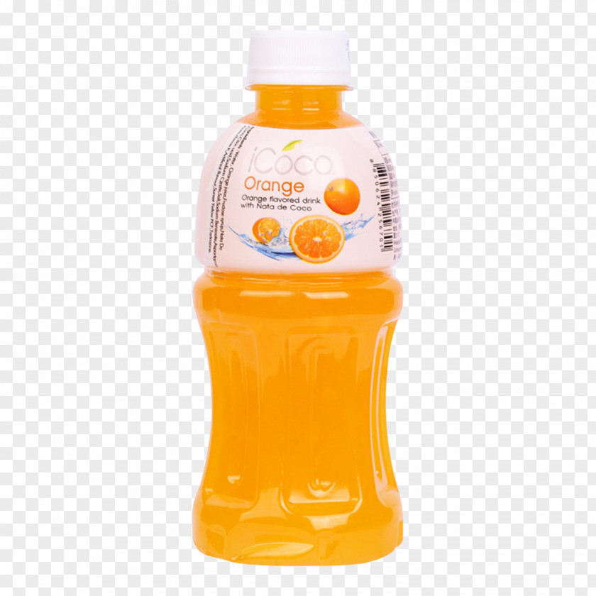 Icoco In Orange Juice Drink Nata De Coco Coconut Milk PNG