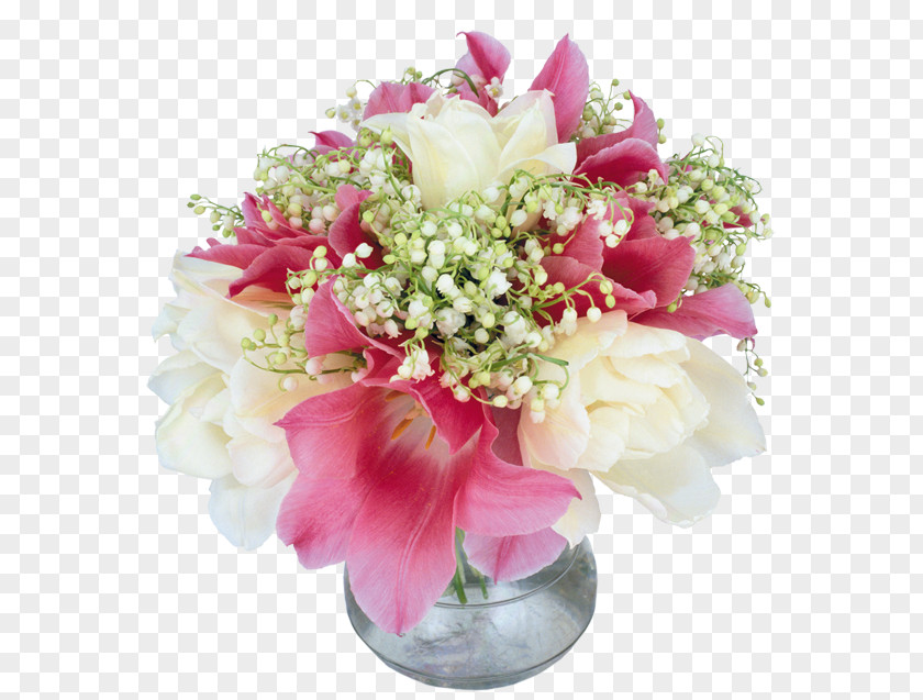 Vase Artificial Flower Floristry Rose PNG