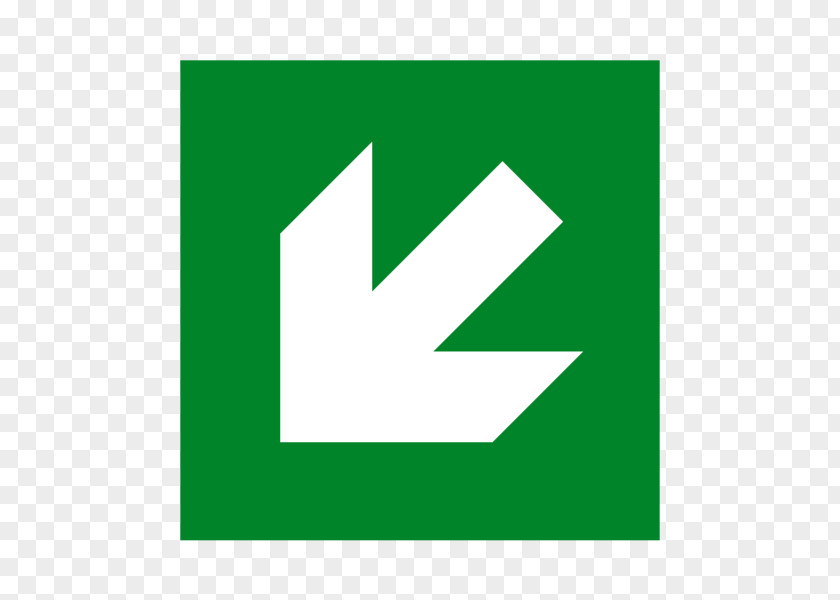 Arrow Emergency Exit ISO 7010 Rettungszeichen Pictogram PNG