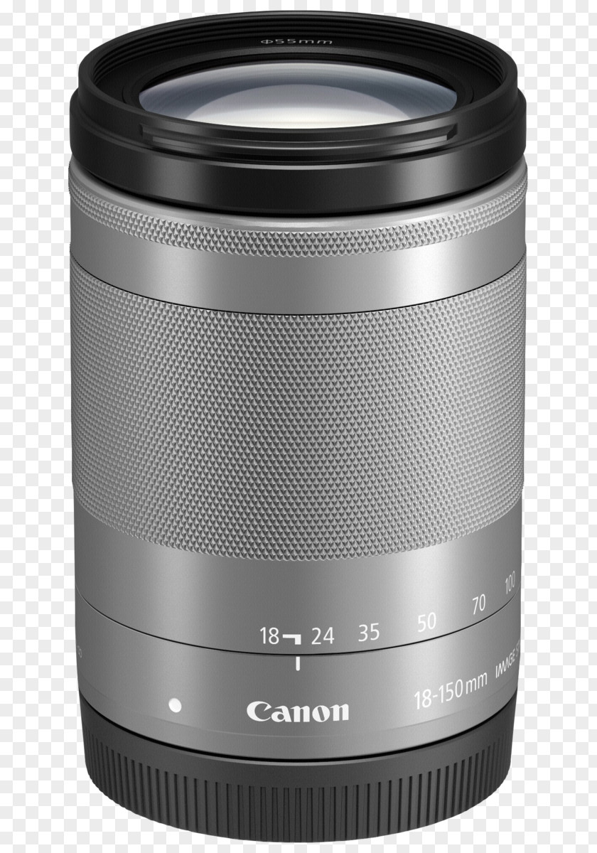Camera Lens Canon EF Mount EOS M5 EF-M 18–150mm PNG