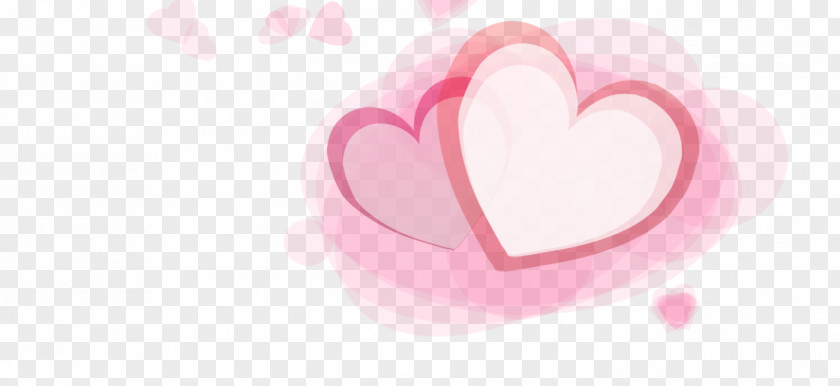 Heart Brand Pink Valentine's Day Wallpaper PNG