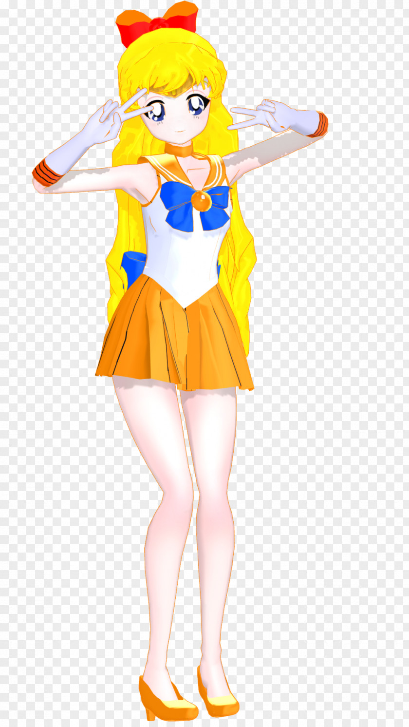 Sailor Venus Hatsune Miku Art MikuMikuDance Vocaloid PNG