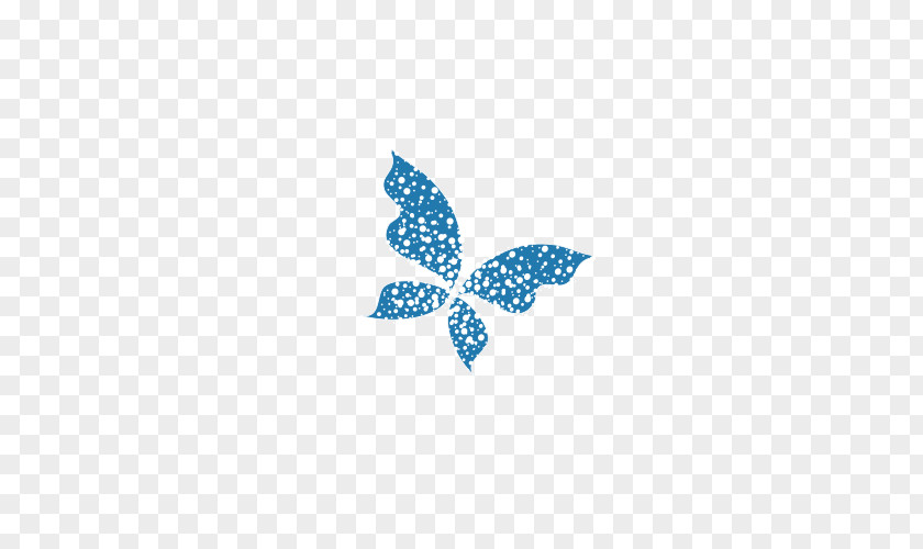 Butterfly Silhouette Color Blue Wallpaper PNG
