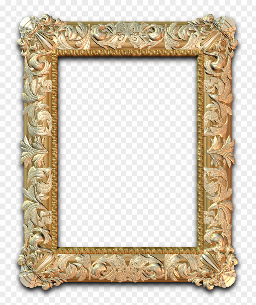 Gold Frame Picture Frames Art Photography Baroque PNG