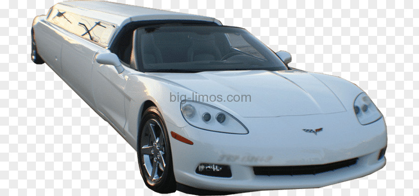 Stretch Limo Chevrolet Corvette Car Luxury Vehicle Bumper PNG