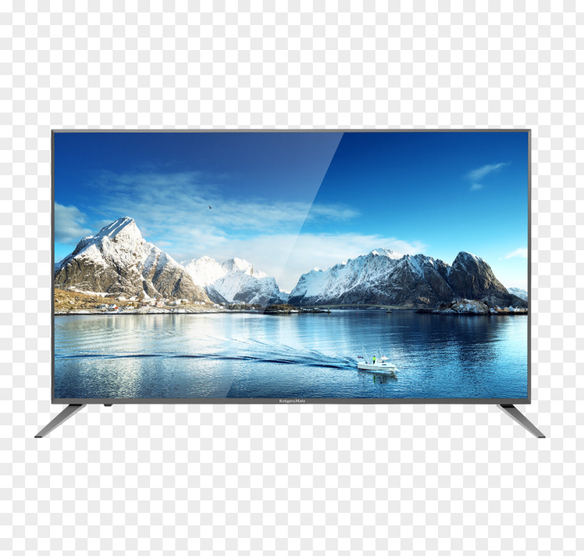 Television Set Ultra-high-definition Krüger & Matz 4K Resolution DVB-T2 PNG