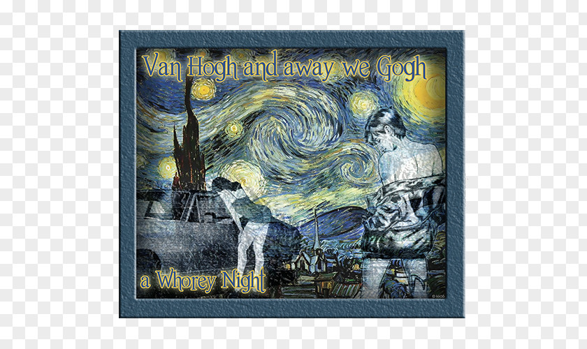 Van Gogh The Starry Night Over Rhône Café Terrace At Painting Post-Impressionism PNG