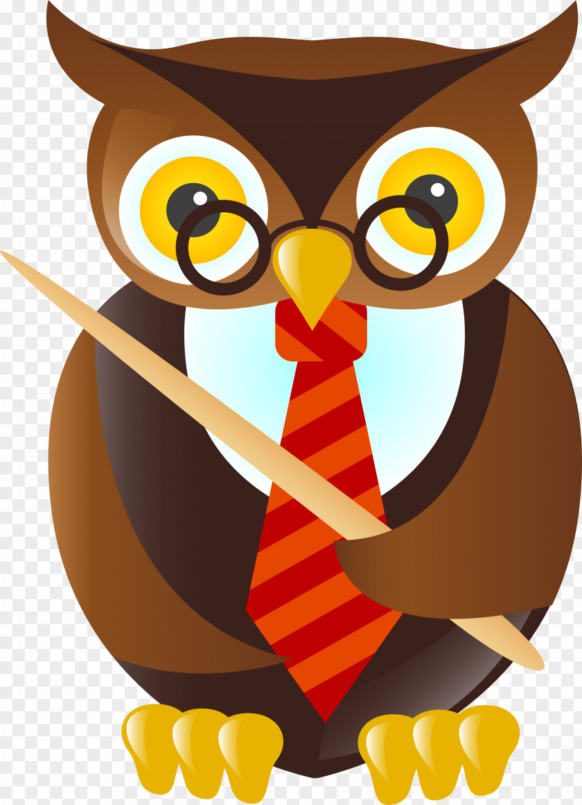 School Teacher Owl Clip Art PNG