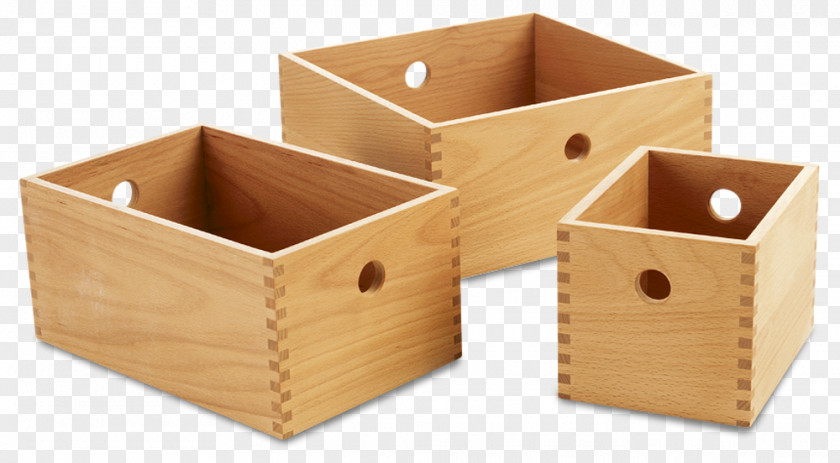 Wood Stain Rectangle Box Plywood Storage Basket Wooden Block PNG