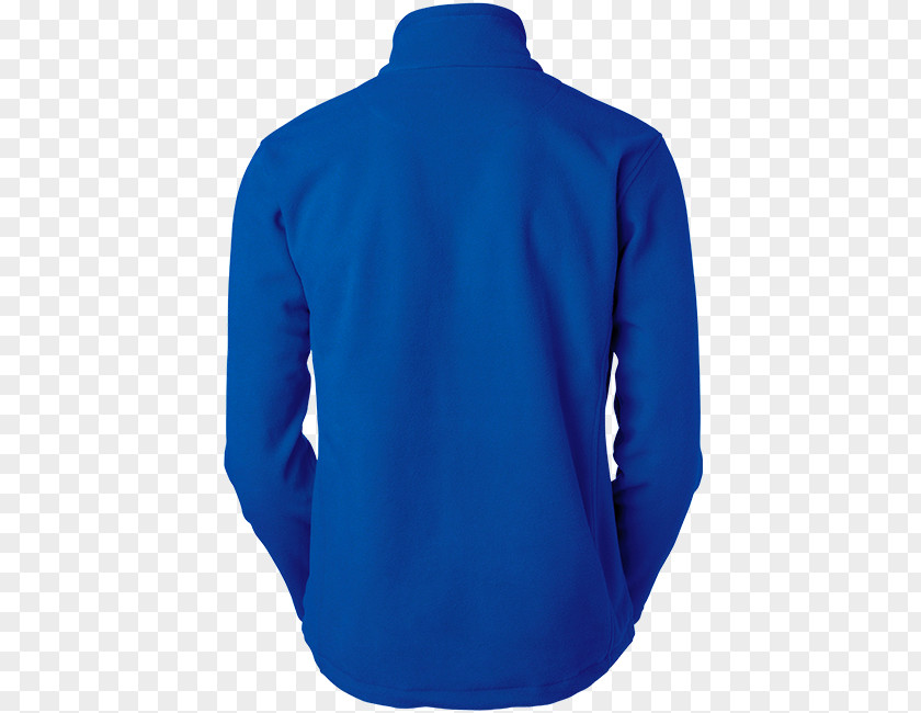 Button Sleeve Cobalt Blue Polar Fleece PNG