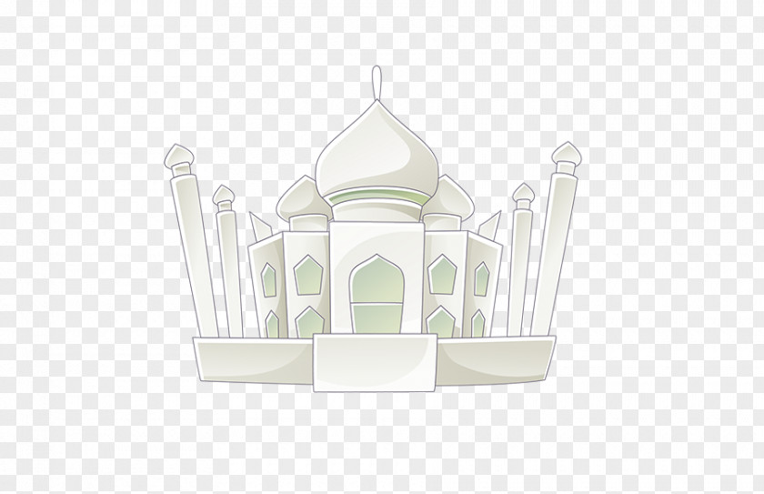 Cartoon White House Glass Material Teapot PNG