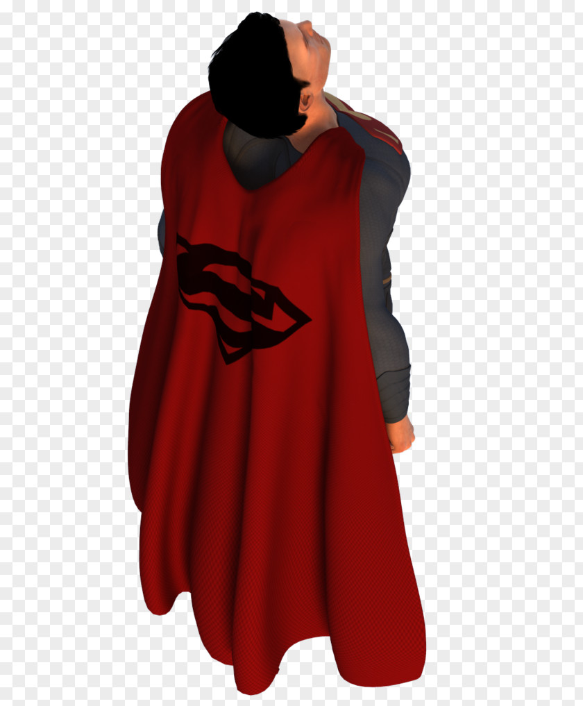 MAN OF STEEL Outerwear Shoulder Maroon Costume PNG