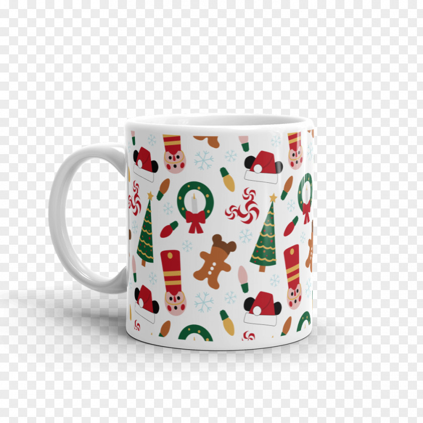 Mug Coffee Cup Ceramic Saucer Christmas Ornament PNG