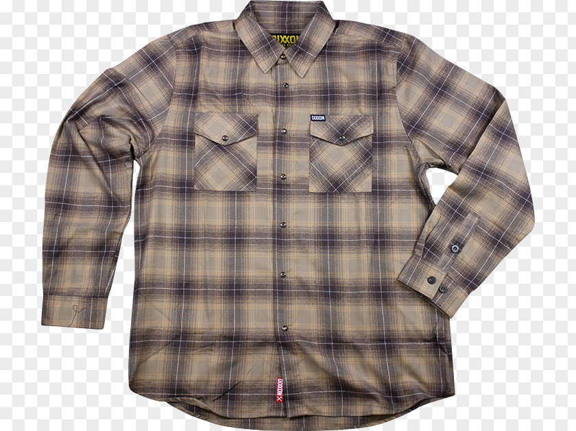 Top Collar Flannel Plaid PNG