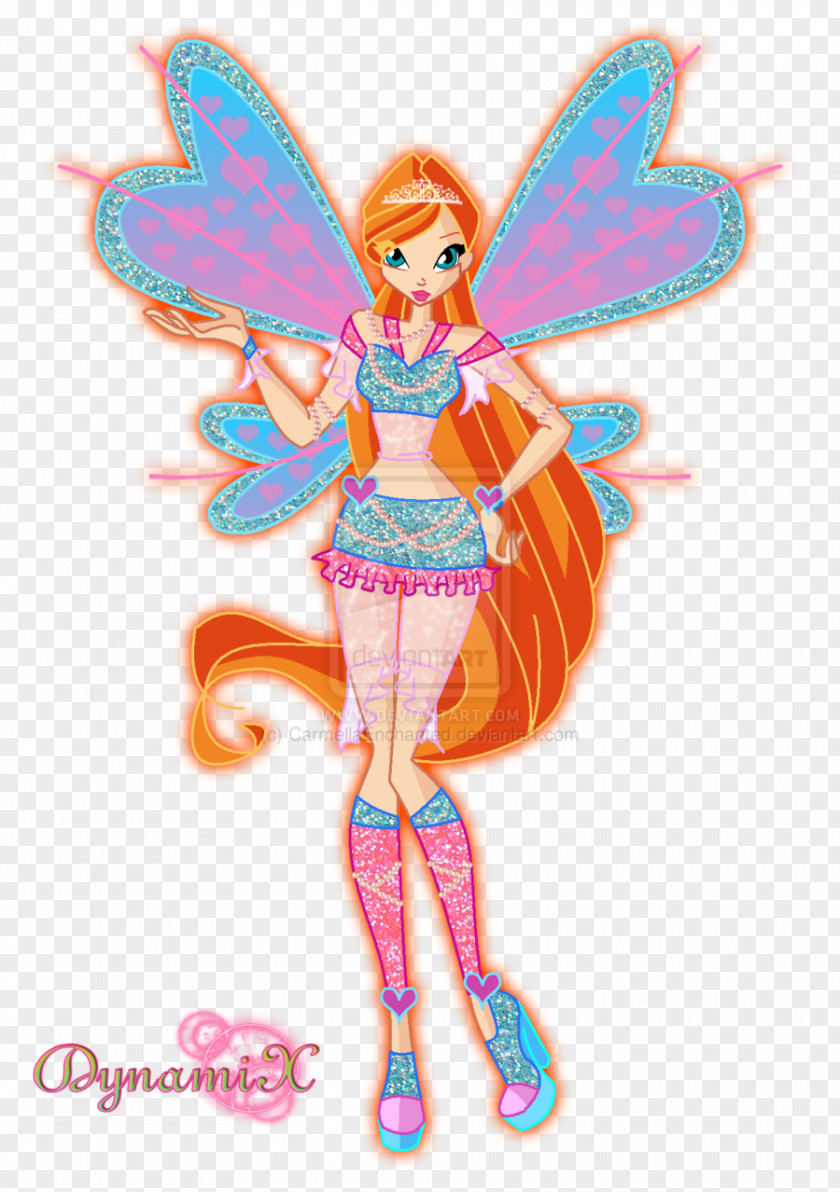 Winx Bloom And Sky Married Stella Tecna Musa Roxy PNG